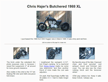 Tablet Screenshot of chrishajer.com